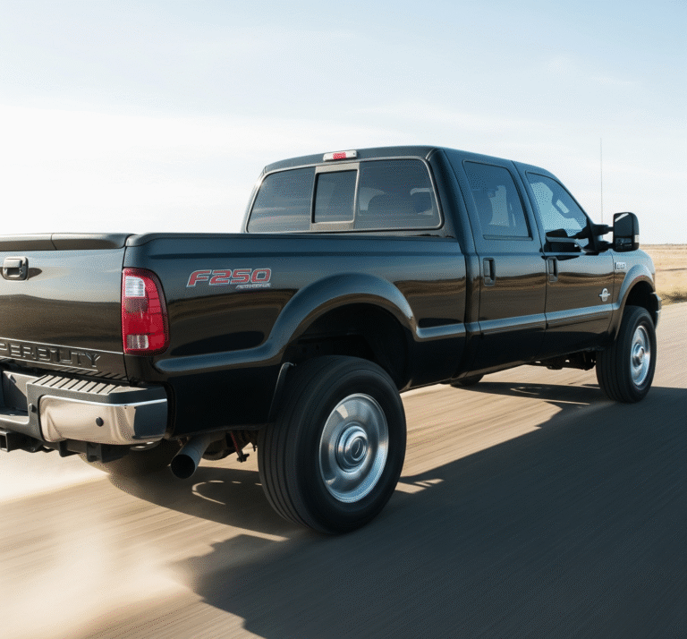 Black Ford F250 registered in Montana