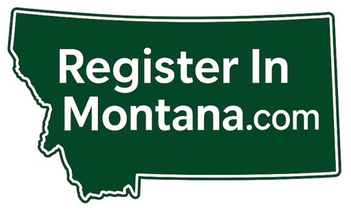 The official logo for the website "RegisterInMontana.com"